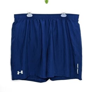 Under Armour Navy Athletic Fitted Heatgear Shorts 2XL XXL